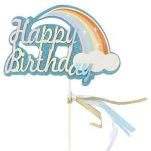 HB Tag - Glitter Rainbow (Blue/Pink)